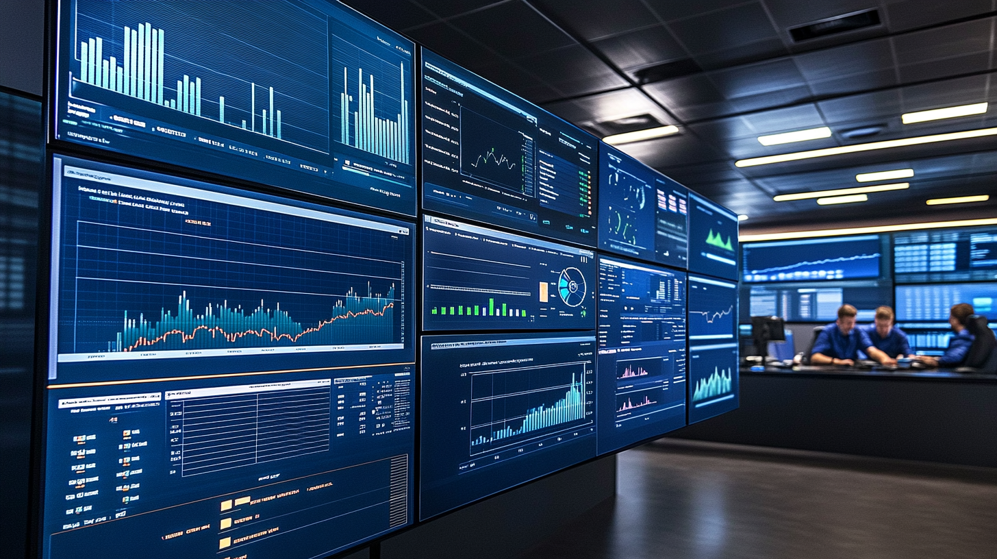 Network operations center with engineers monitoring Kubernetes cluster health and real-time failover dashboards for high availability.